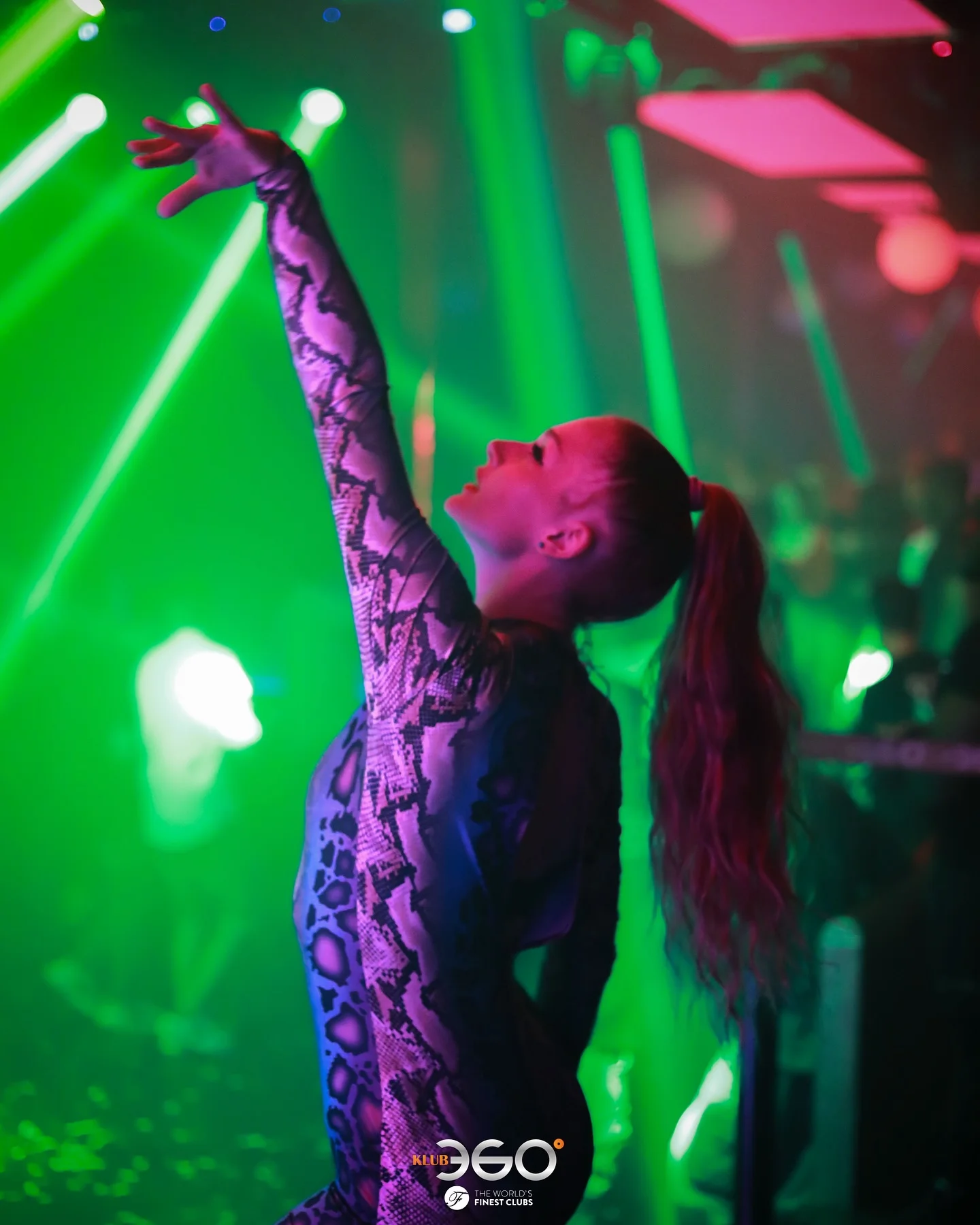 DJ performing at the decks